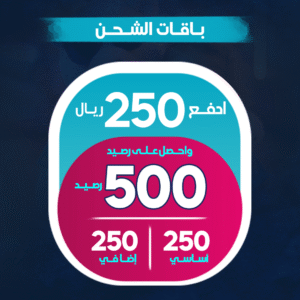 باقة شحن 250